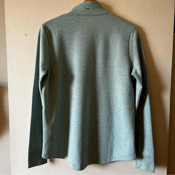 Vineyard Vines Seafoam Green Quarter Zip Sweatshirt, Size S - Picture 6 of 10
